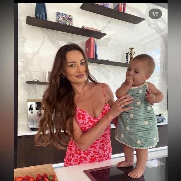 ZARA FLORAL PRINT DRAPED DRESS - Picture 7 of 11